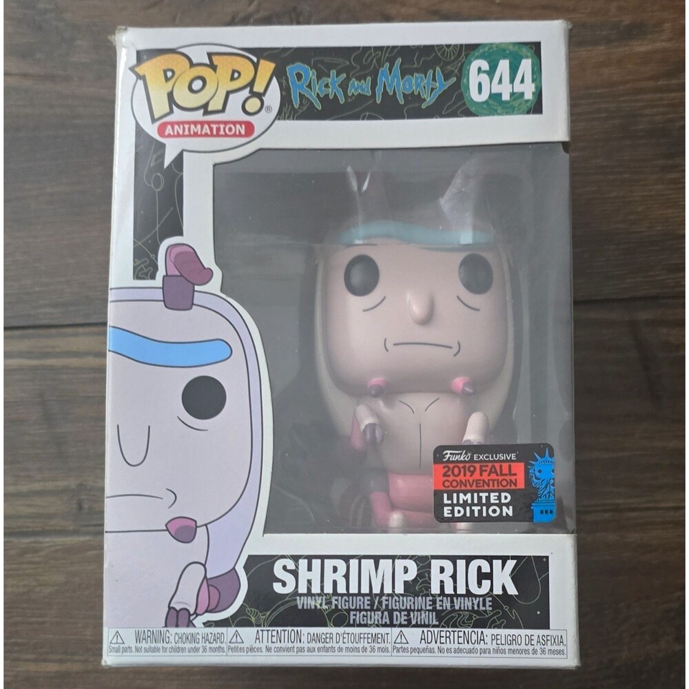 Funko Pop! Animation: Shrimp Rick #644 (Rick and Morty) 2019 Fall Con Exclusive